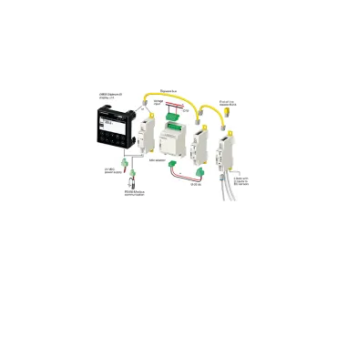 Adapter DIRIS Digiware Udc - Kakovost, nadzor in merjenje električne energije - EXPLODED_VIEW_EXT