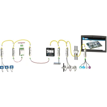 DIRIS Digiware Uac - Kakovost, nadzor in merjenje električne energije - EXPLODED_VIEW_EXT