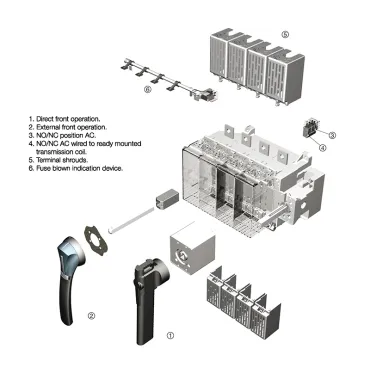 FUSOMAT DIN - Zaščita, prenos in distribucija napajanja - EXPLODED_VIEW_EXT