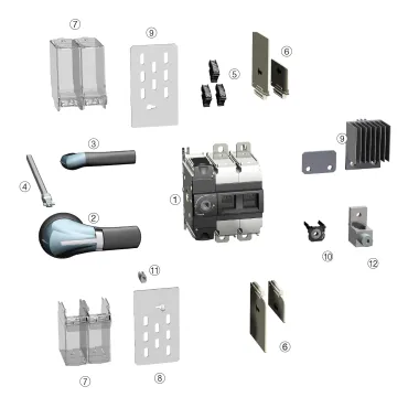 INOSYS LBS DC - Zaščita, prenos in distribucija napajanja - EXPLODED_VIEW_EXT